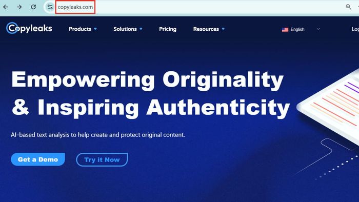Hướng dẫn so sánh hai file Word trực tuyến bằng CopyLeaks - Bước 1